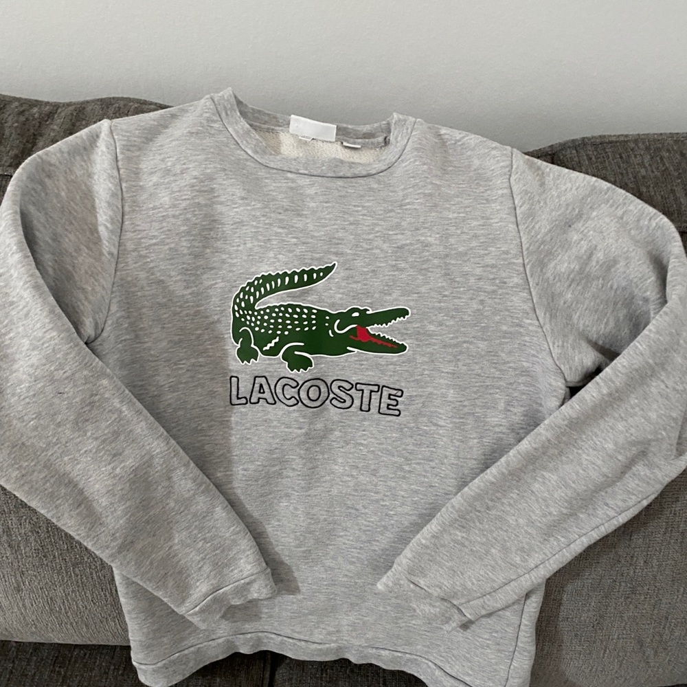 Boys Lacoste Pullover Sweatshirt Size 12